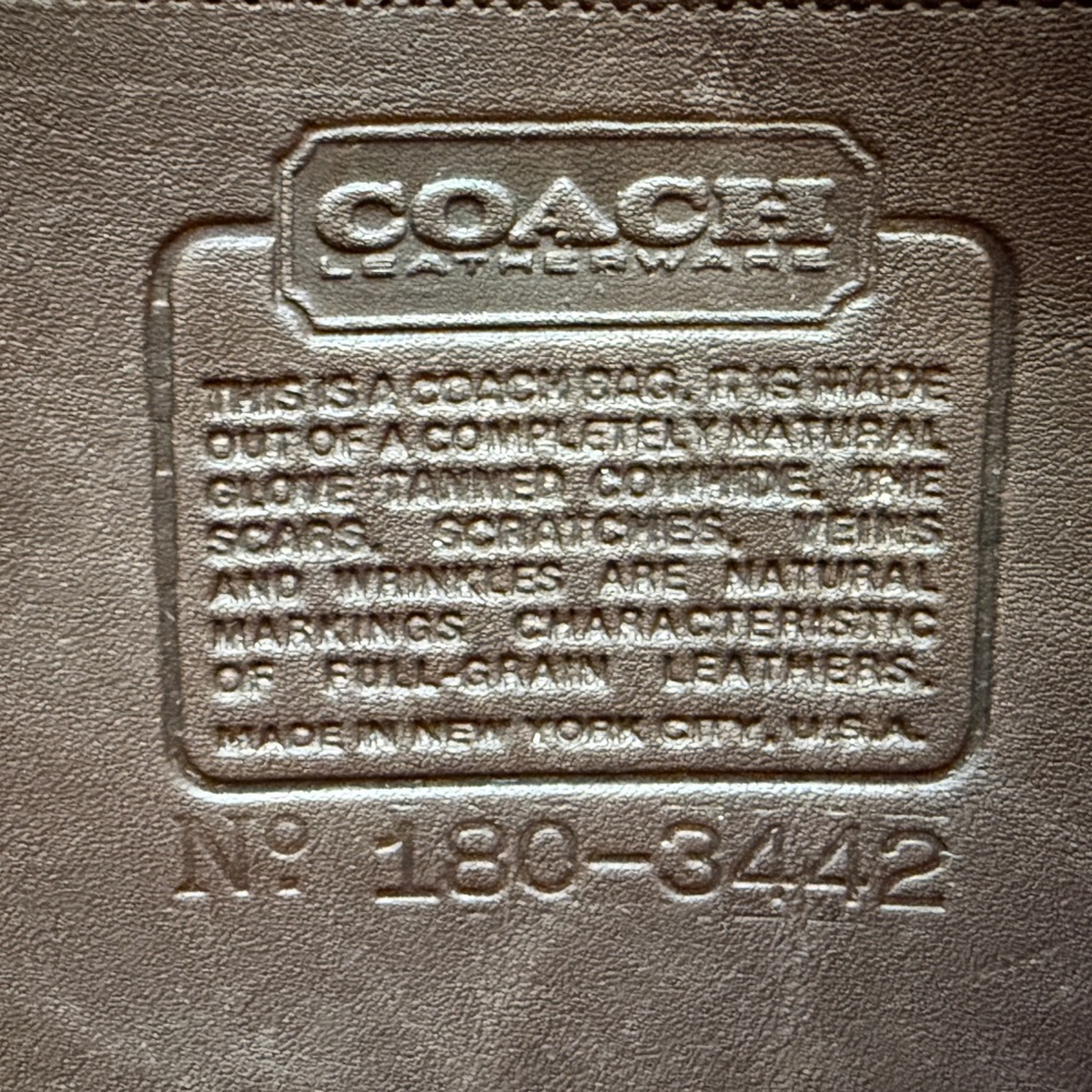 Rare Vintage Coach 5080 Brown Briefcase “Brief Bag” Made in NYC 1980s - Picture 7 of 14
